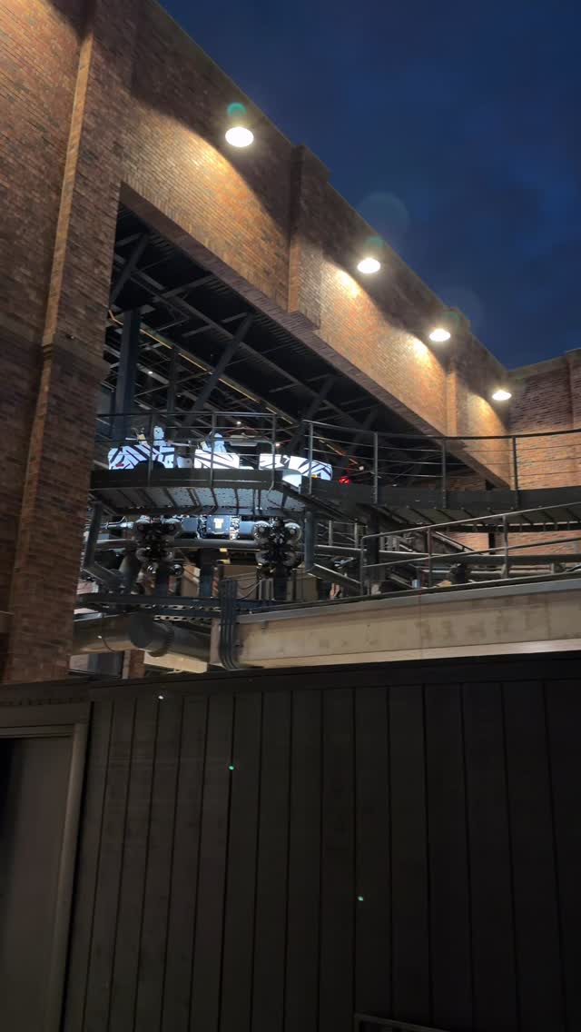 Instagram post by @itschristianeverywhere for Universal Studios Hollywood. Caption reads: Late Night Testing For Fast & Furious Hollywood....