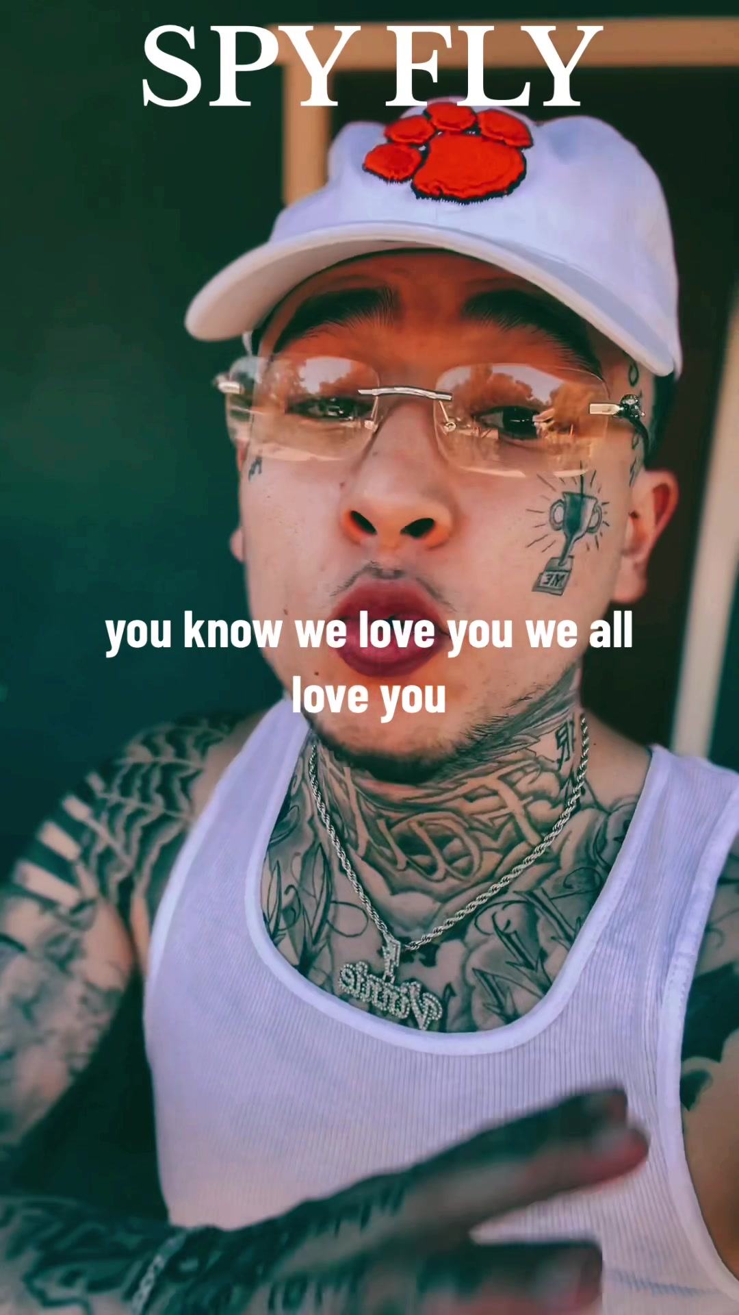 TikTok post by @vinnietalks2u for SpyFly. Caption reads: [...] protect yourself and the ones you love....