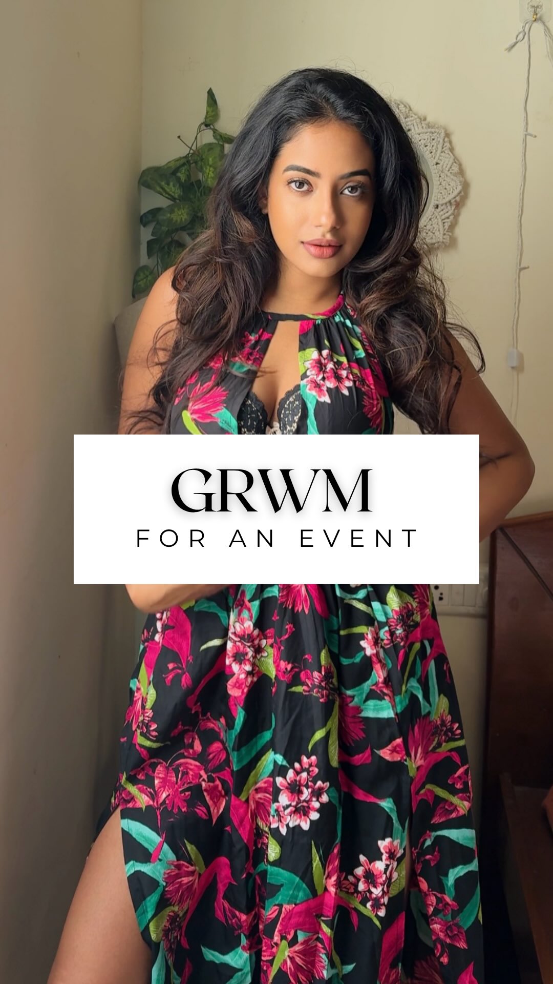 Instagram post by @somrita_d for LOVE EARTH. Caption reads: GRWM for an event♥️

Missing sunscreen on any....