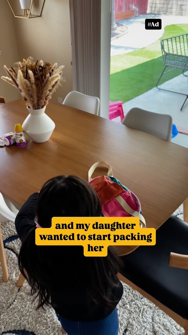 Instagram post by @mr_napoles for Zarbee's. Caption reads: #ZarbeesPartner First day of kindergarten means....