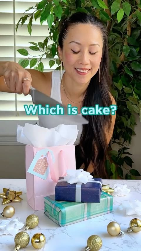 Instagram post by @cocobellycakes for Stitch Fix. Caption reads: Gifts or cake? How about BOTH? 🎁🍰

I teamed up....