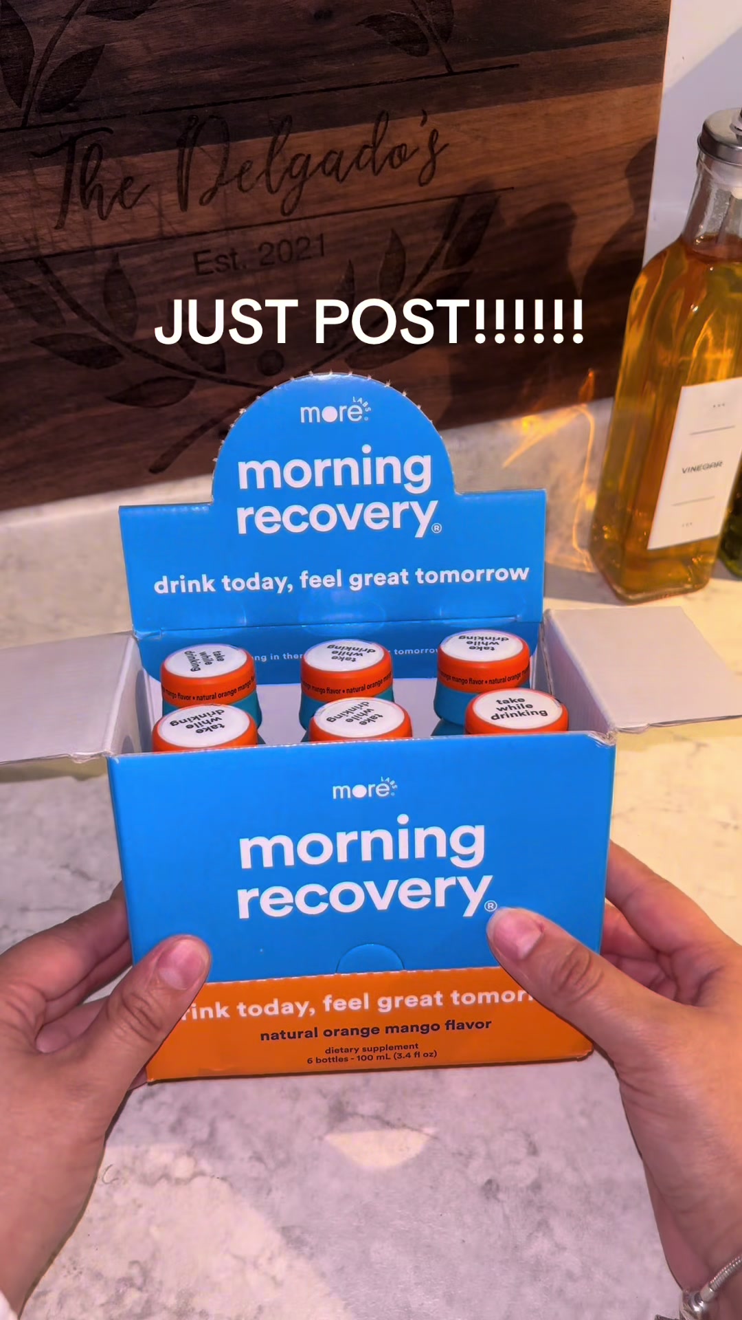 TikTok post by @monii.finds for More Labs. Caption reads: [...] a part of my hydration routine!! @morelabs....