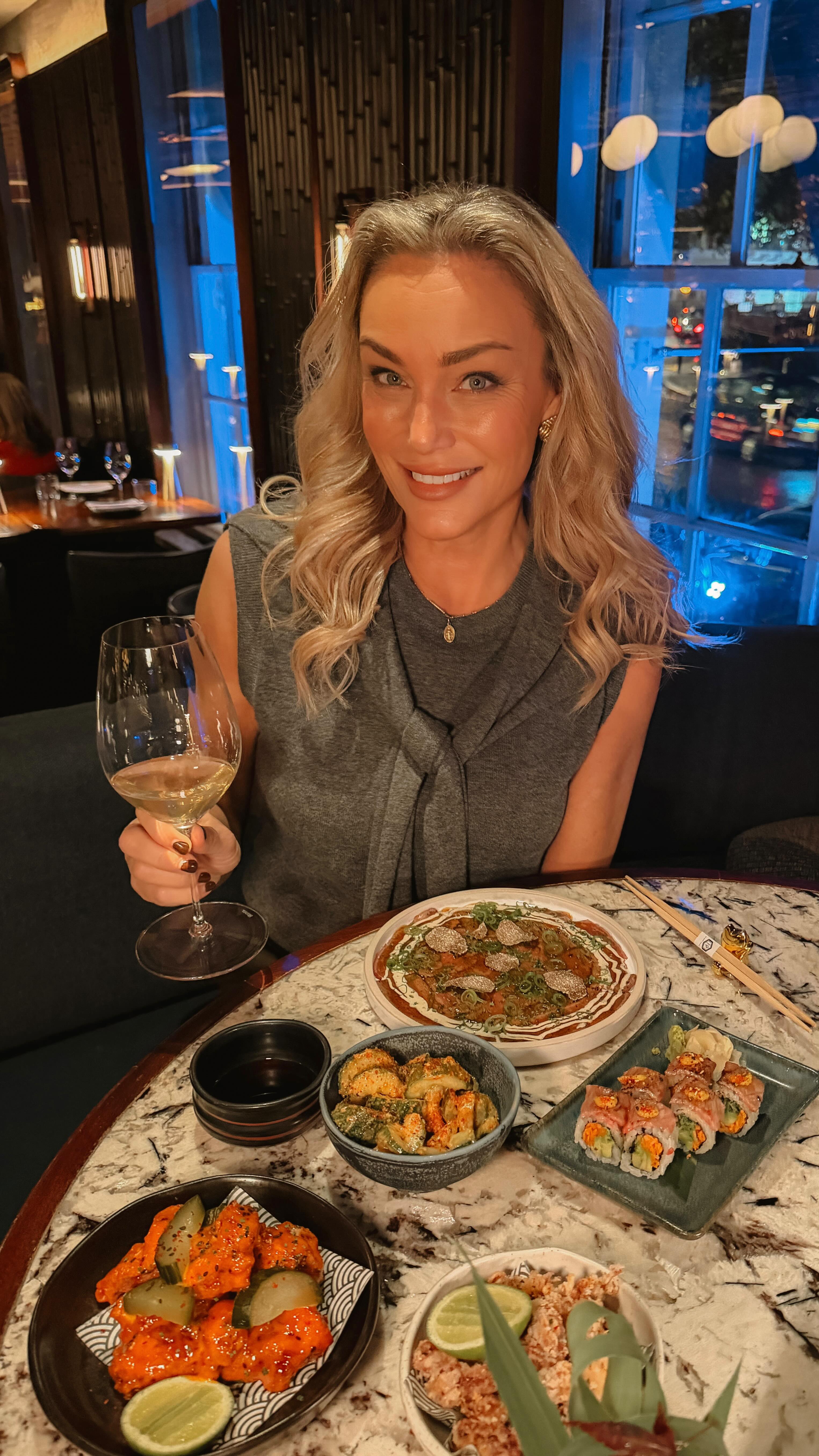 Instagram post by @lululoveslondon for Lucky Cat. Caption reads: Date night with Frenchie 🤍✨

There is something....