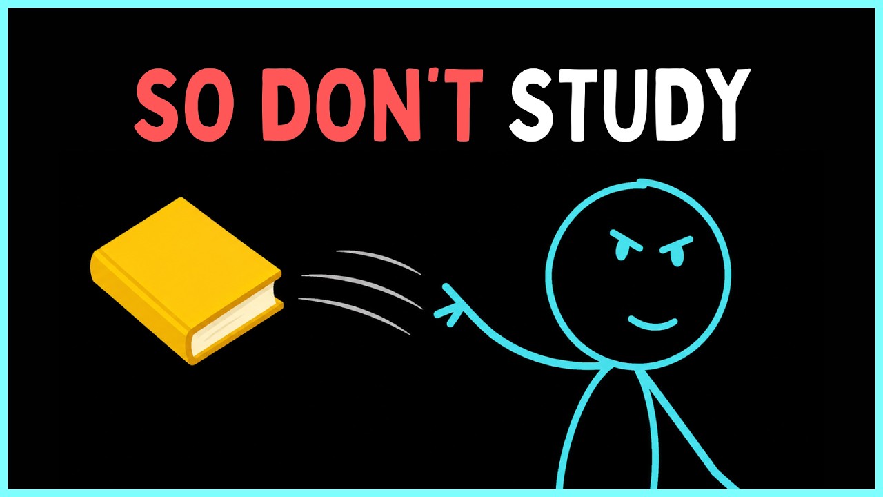 YouTube post by @theangryexplainer for ElevenLabs. Caption reads: If you hate studying, watch this video.