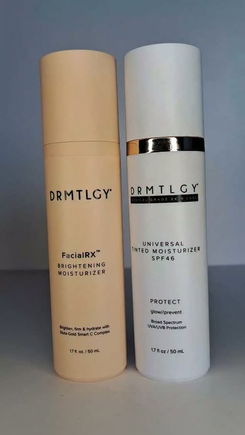 Instagram post by @amanda81.reviews for DRMTLGY. Caption reads: [...] even better since adding this duo from....