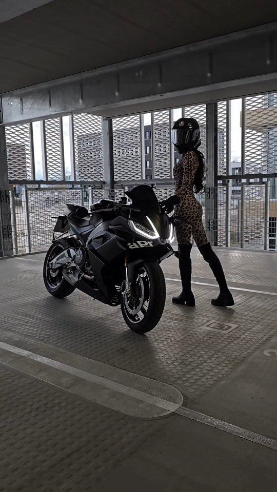 Instagram post by @onlyriders for zasuwasportswear. Caption reads: Serving confidence in this leopard suit from....