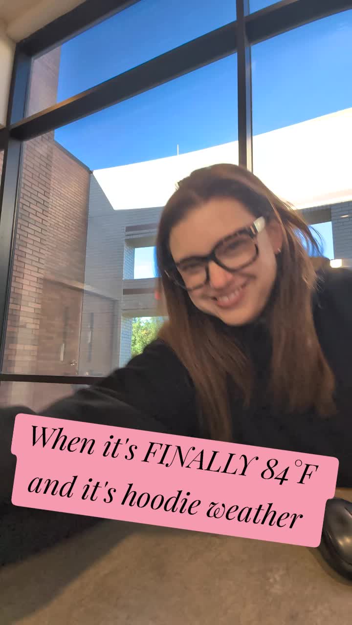 TikTok post by @astrathomas for God's Love Overcomes. Caption reads: Warm and comfy! One of my favorite hoodies and I....