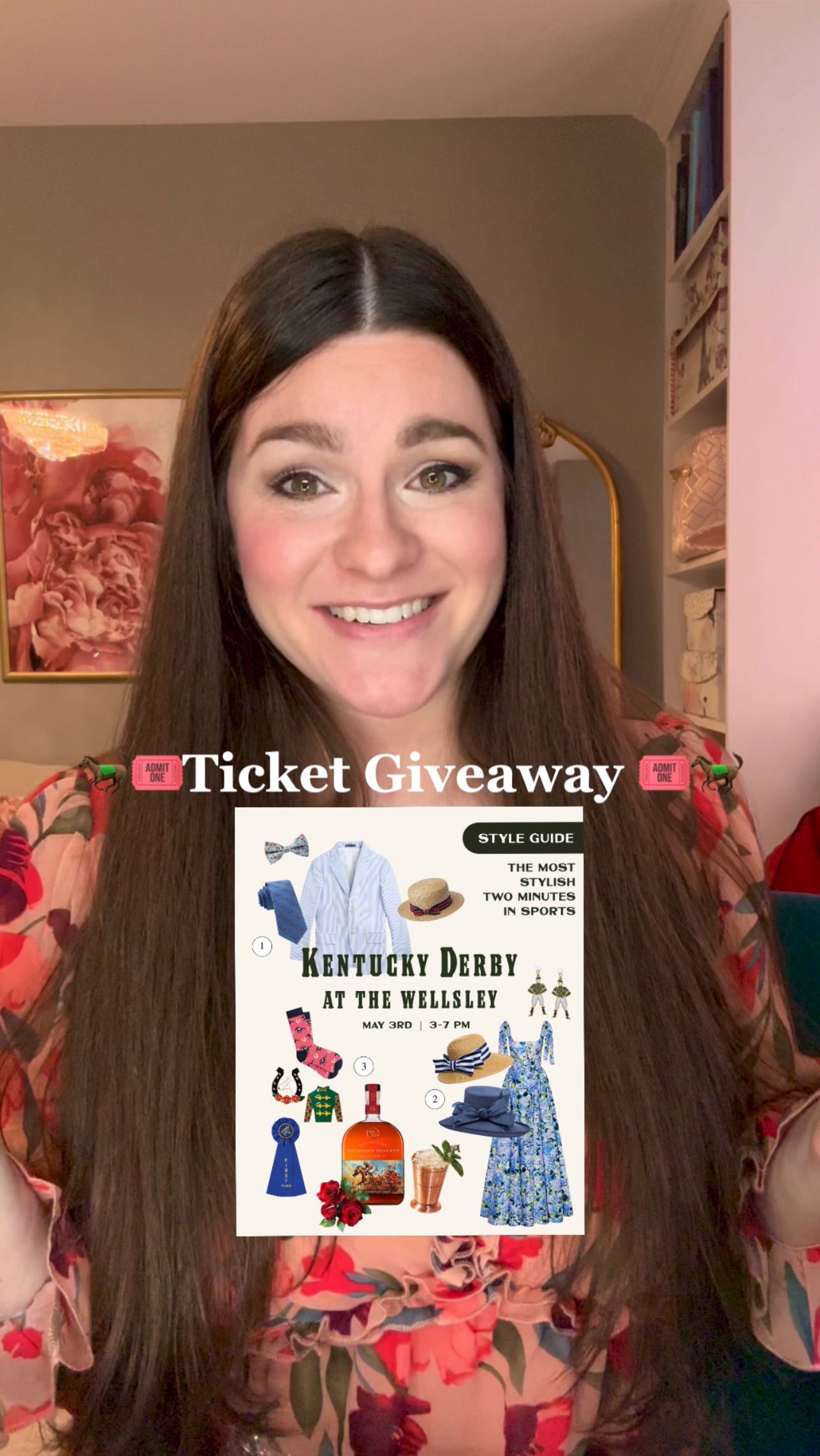 Instagram post by @megansbubble1 for Woodford Reserve. Caption reads: #Sponsored Saying YES to unforgettable experiences....