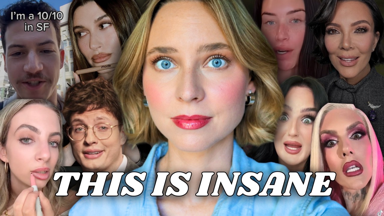 YouTube post by @StateofKait for Beachwaver. Caption reads: The Most Out of Touch Social Media Trends of 2025.