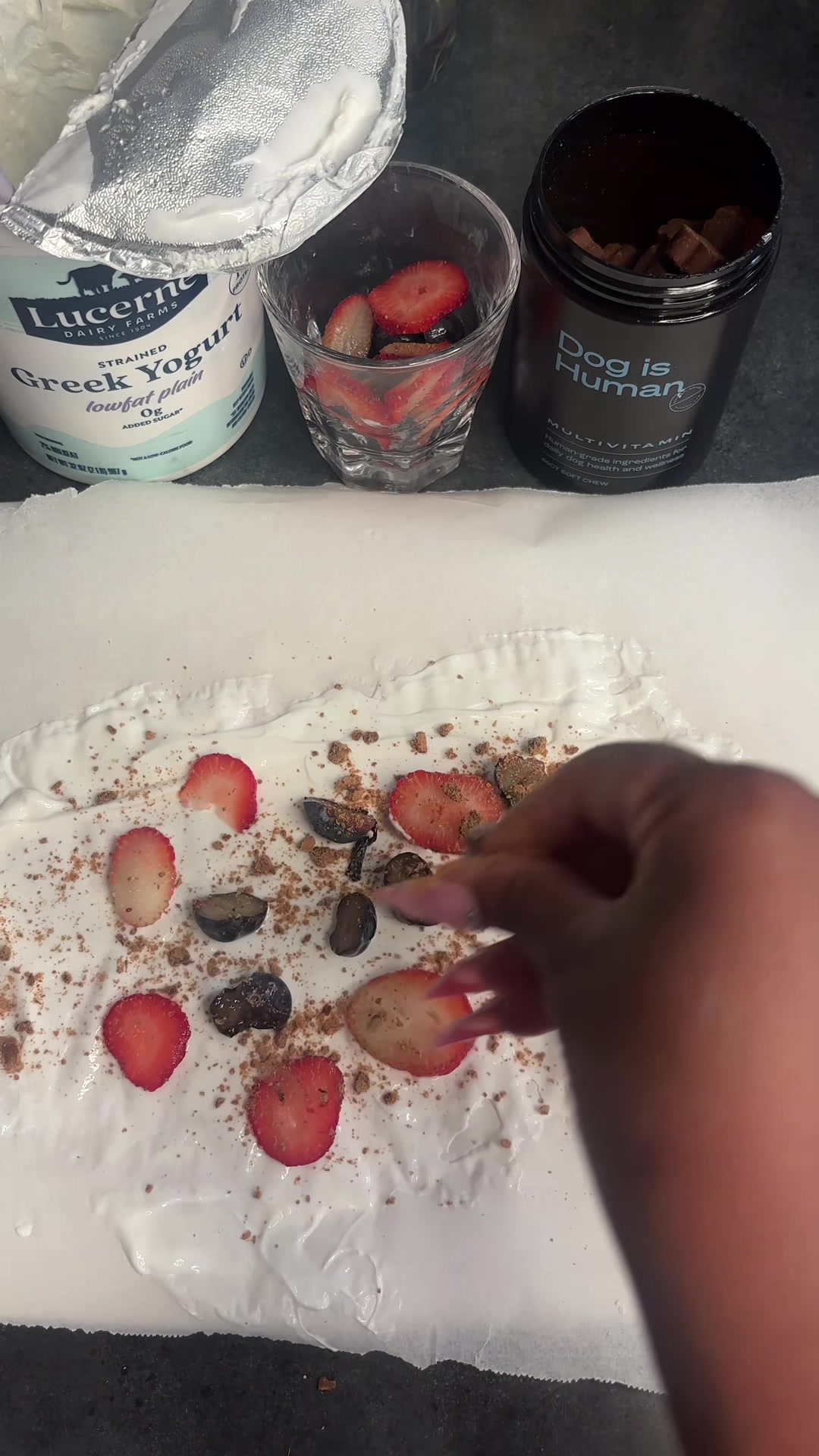 TikTok post by @_heyy_kayla_ for Dog is Human. Caption reads: [...] don’t play about their treats with @Dog is....