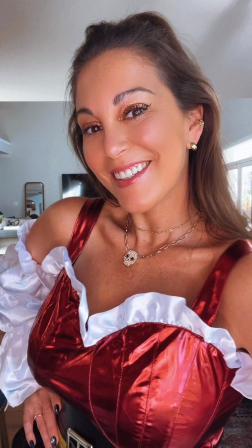 Instagram post by @maltymaiden for Tipsy Elves. Caption reads: [...] this year’s Halloween Costume from....