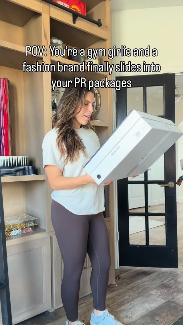 Instagram post by @partofromero for Steve Madden. Caption reads: Steve Madden said ‘girl, step out of the gym....