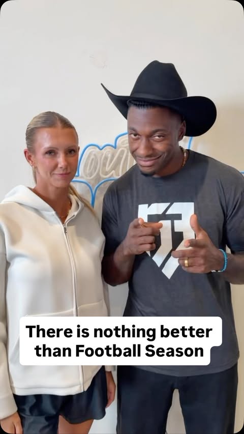 Instagram post by @rgiii for DraftKings Sportsbook. Caption reads: There is NOTHING LIKE FOOTBALL SEASON! Lock in on....