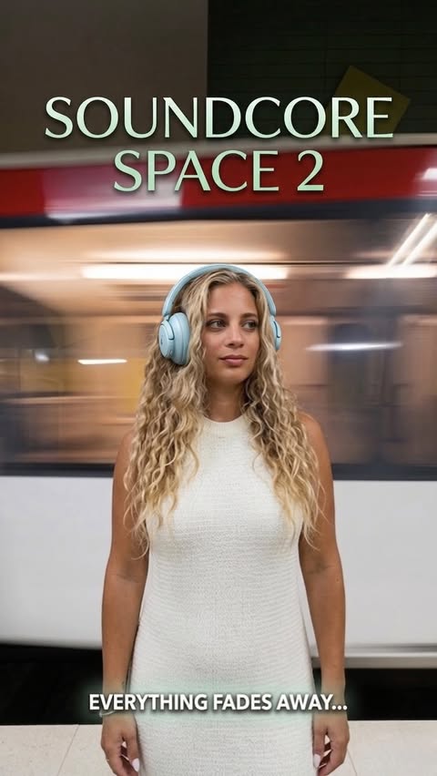 Instagram post by @tunacpinar for Soundcore. Caption reads: [...] best way. 📌Link Bio👆 🤩AMZ: 🤩DTC:....