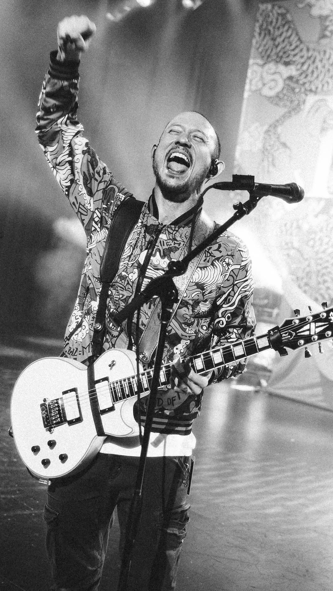 Instagram post by @matthewkheafy for 1 Shot Energy. Caption reads: Here is the abridged story of the vocal blow out....