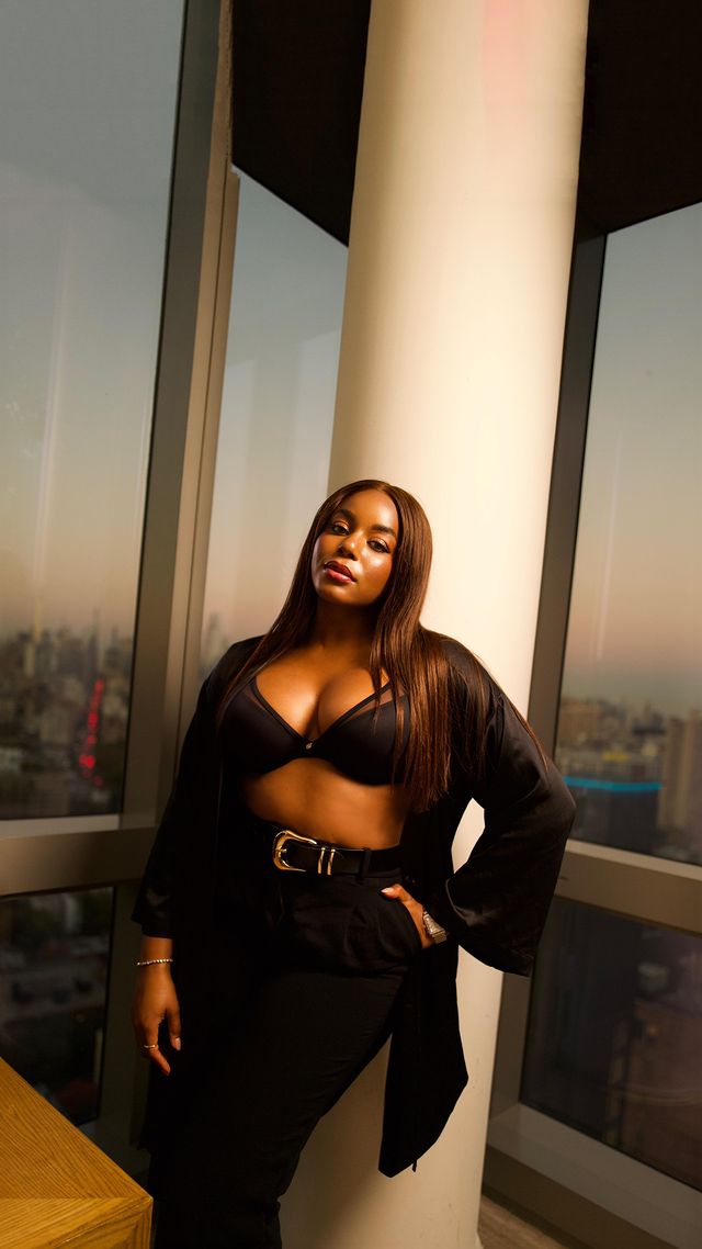 Instagram post by @kayebassey for ThirdLove. Caption reads: [...] staples! Styling 3 bras, 3 ways with....