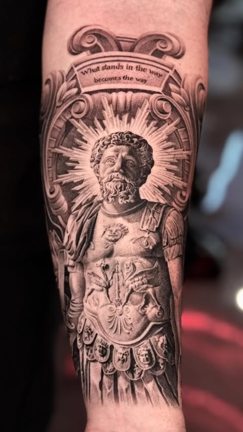 Instagram post by @suan.tattoos for EZ Tattoo Supply. Caption reads: [...] #tattooLA #eztattooing #eztattoo....