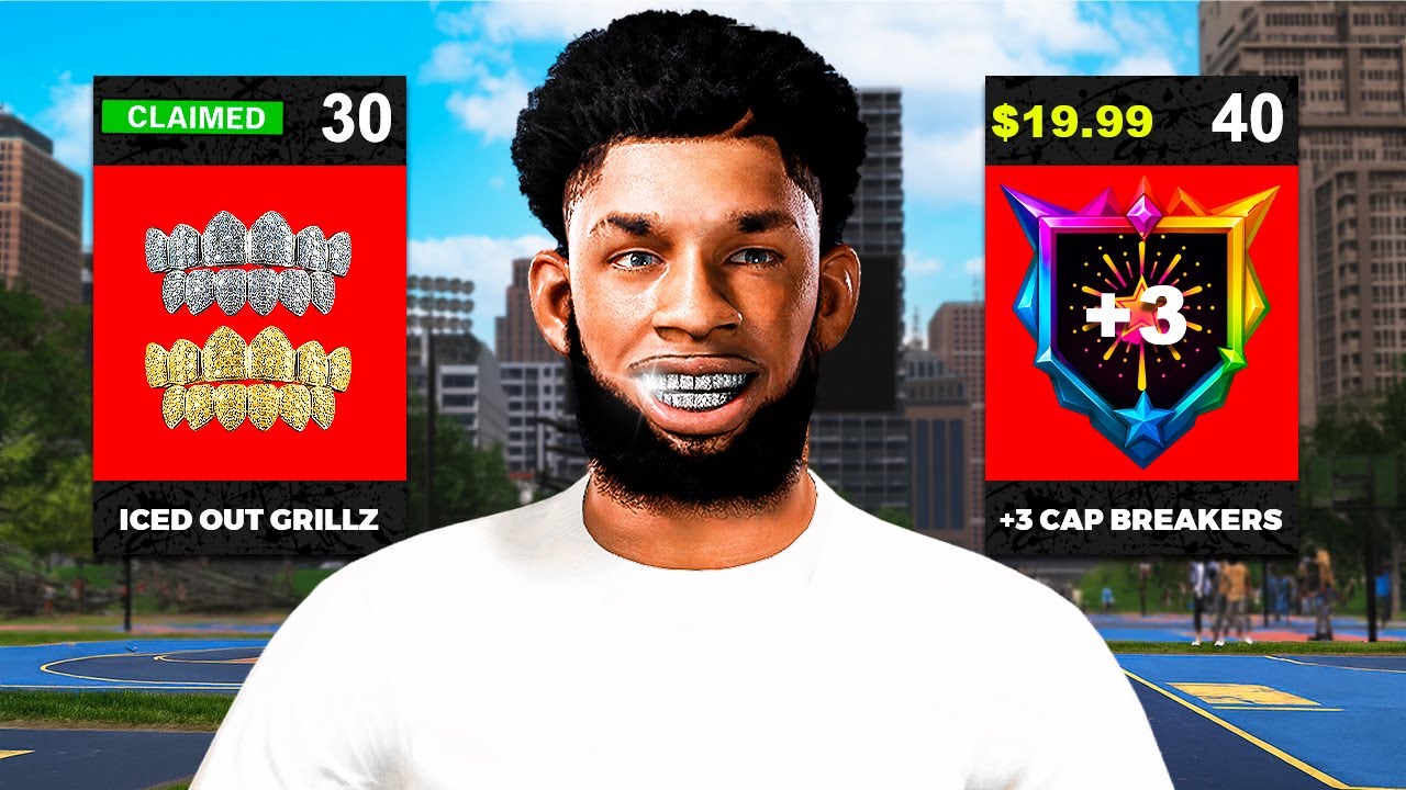 YouTube post by @BADGEPLUG for PrizePicks. Caption reads: Season 2 RUINED NBA 2K26?!.