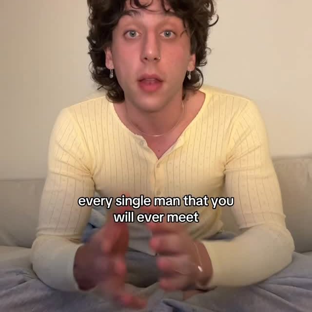 Instagram post by @ohmontaine for Brandy Melville. Caption reads: Brandy sweater @brandymelvilleusa #dating #grwm....