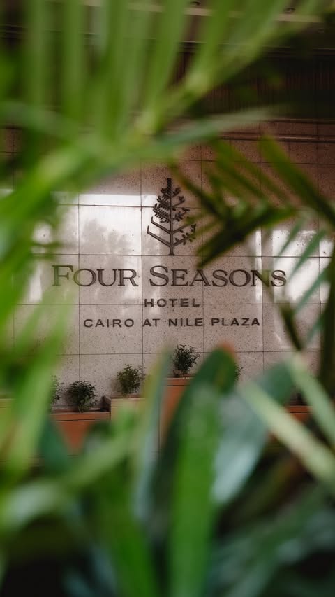 Instagram post by @shot.byjose for Four Seasons. Caption reads: Winter looks better in Cairo with @fscaironp....