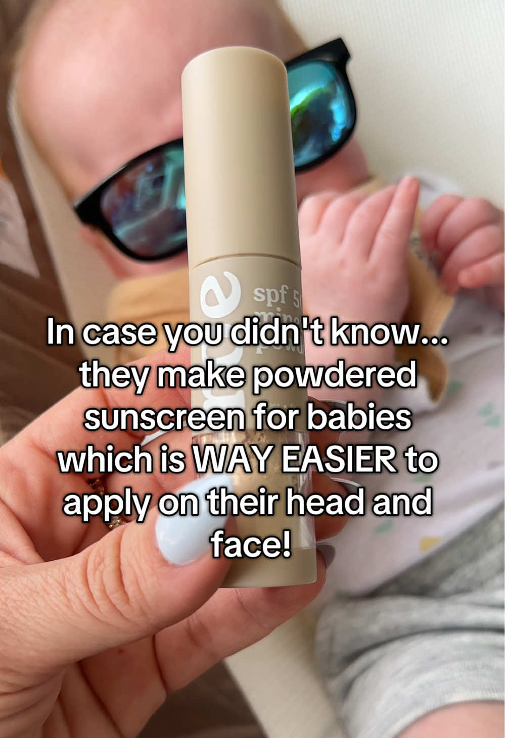 TikTok post by @chelsie.dahl for Roe Wellness. Caption reads: @Roewellness is our favorite mineral sunscreen ☀️ ....