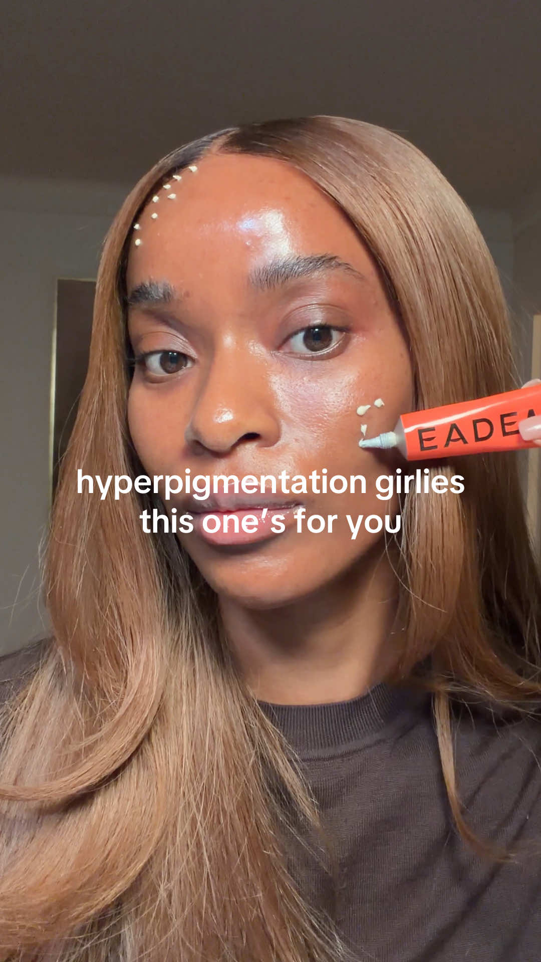 TikTok post by @skndoctor for Eadem. Caption reads: [...] not treating it Introducing The Mark by....