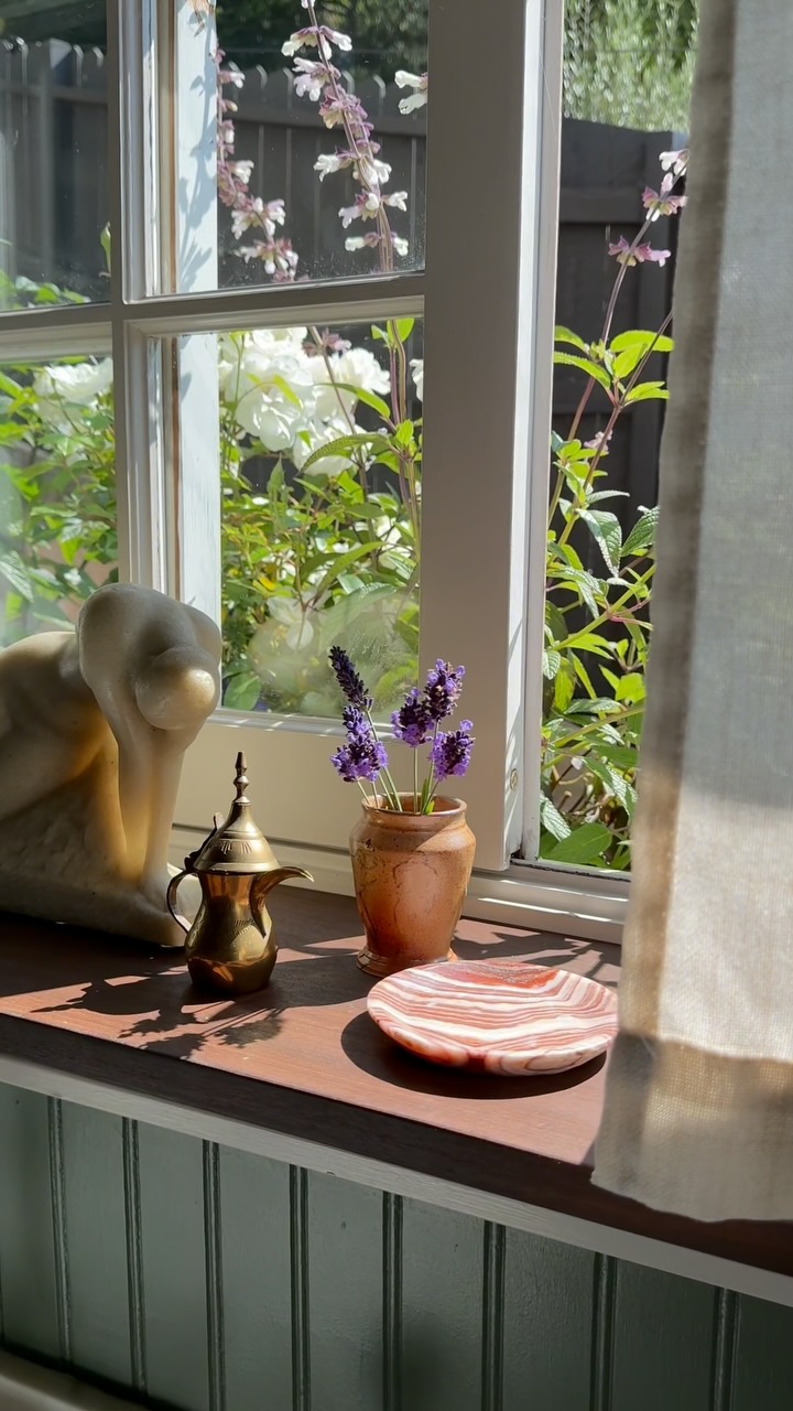 Instagram post by @misterpreda for From Our Place. Caption reads: I always wanted this kitchen to feel like a hug, a....