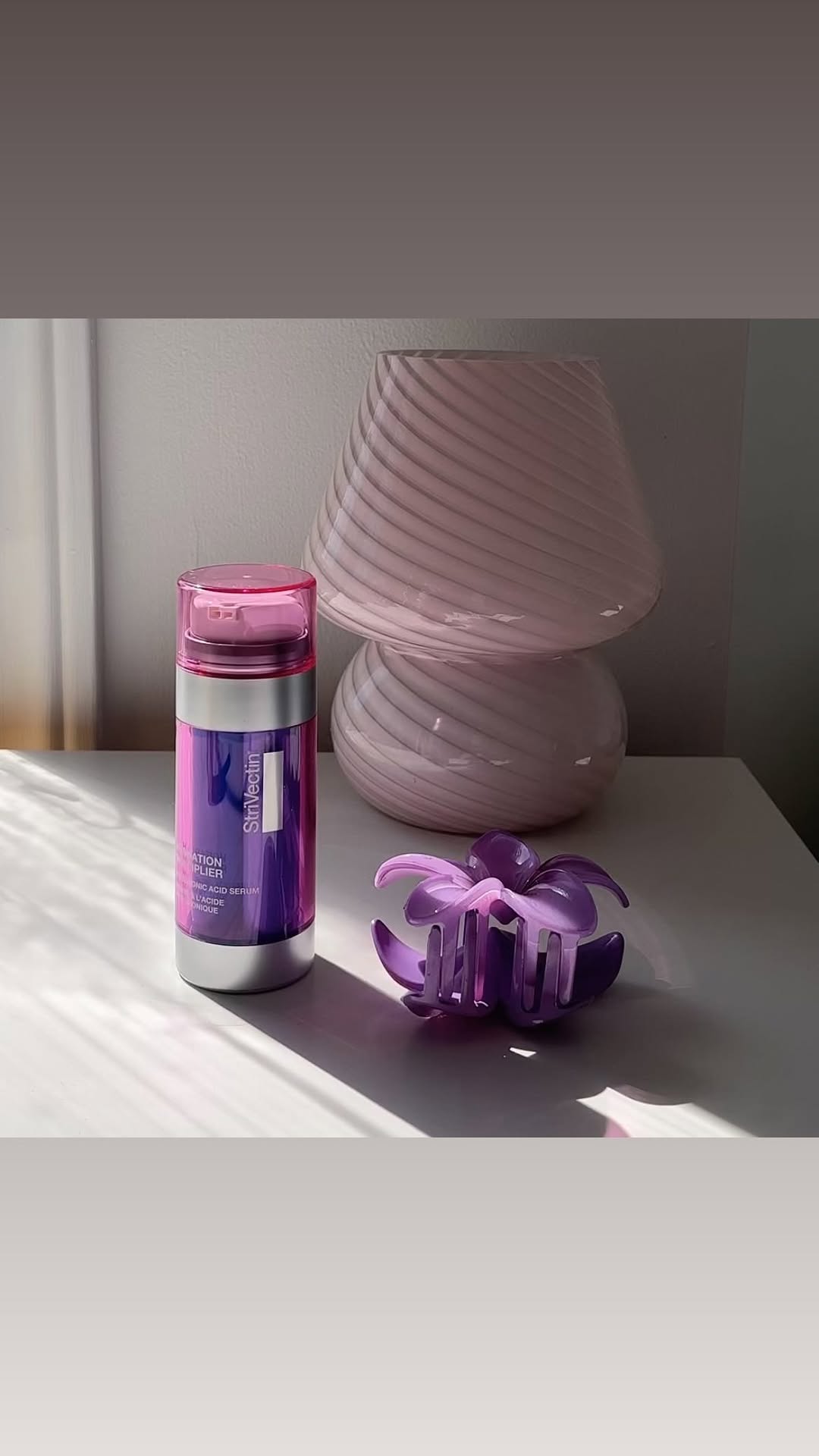 Instagram post by @activecactus for StriVectin. Caption reads: drop your fave tips for keeping your skin hydrated....