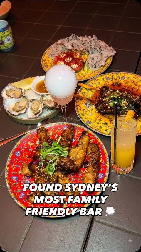 Instagram post by @littleexplorerssydney for Eros Influencer Marketing. Caption reads: Finally found a spot where date night vibes and....