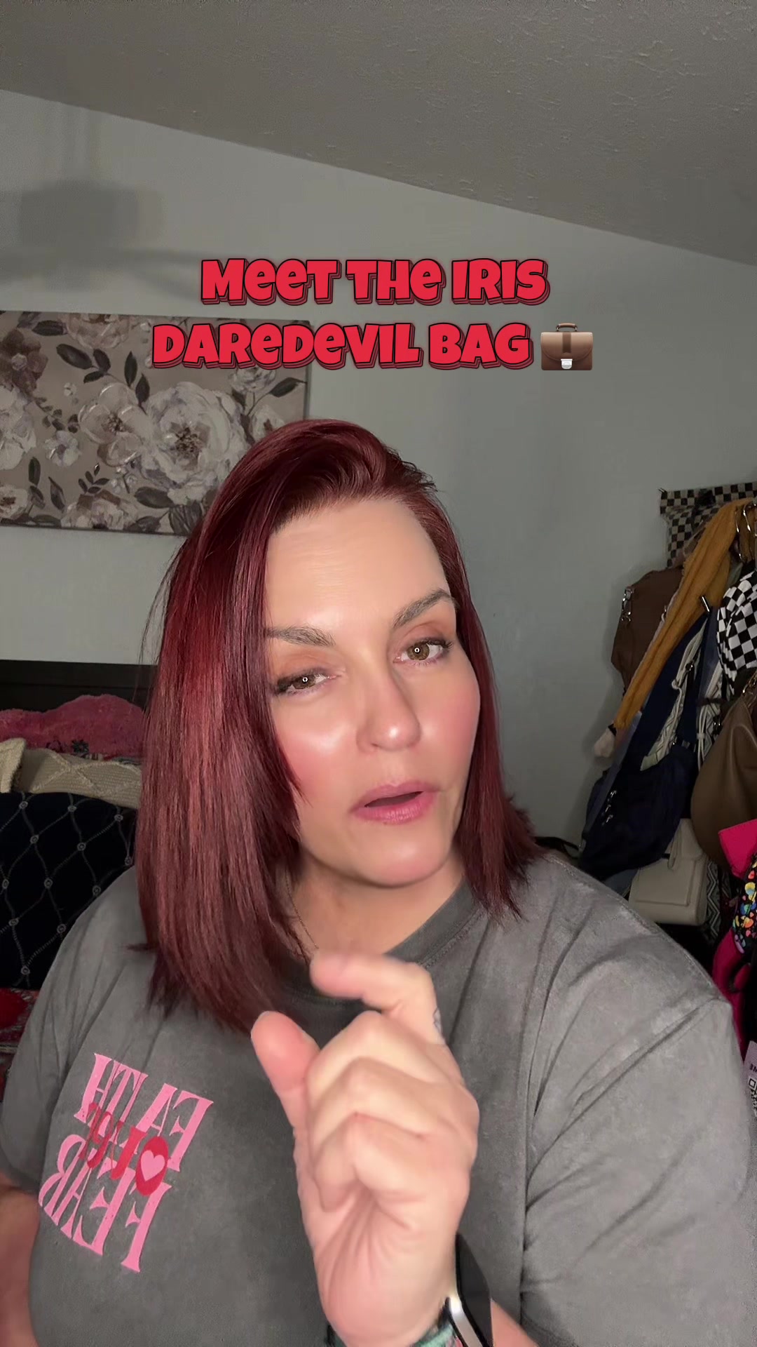 TikTok post by @shantanochaser for Iris And Rainbow. Caption reads: [...] #summerwins #daredevilbag #irisandrainbow....