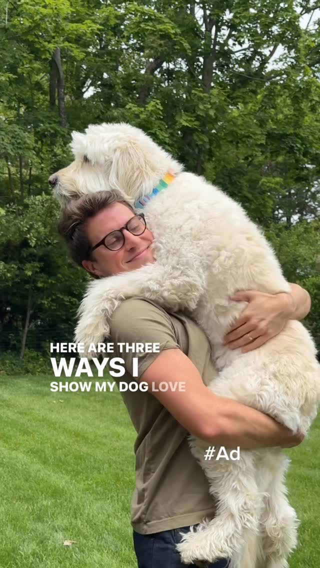 Instagram post by @jeffodonnell for Hills Pet. Caption reads: #ad #HillsPartner 3 little things I do to show I....