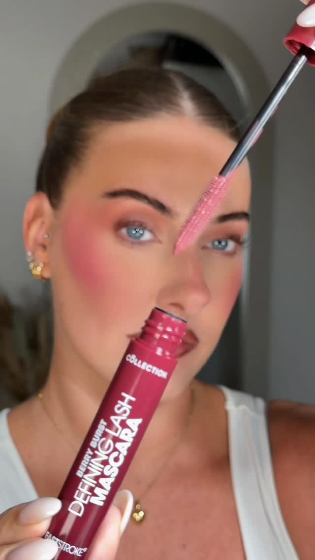 Instagram post by @katiewakenshaw for Collection Cosmetics. Caption reads: [...] makeup using all products from....