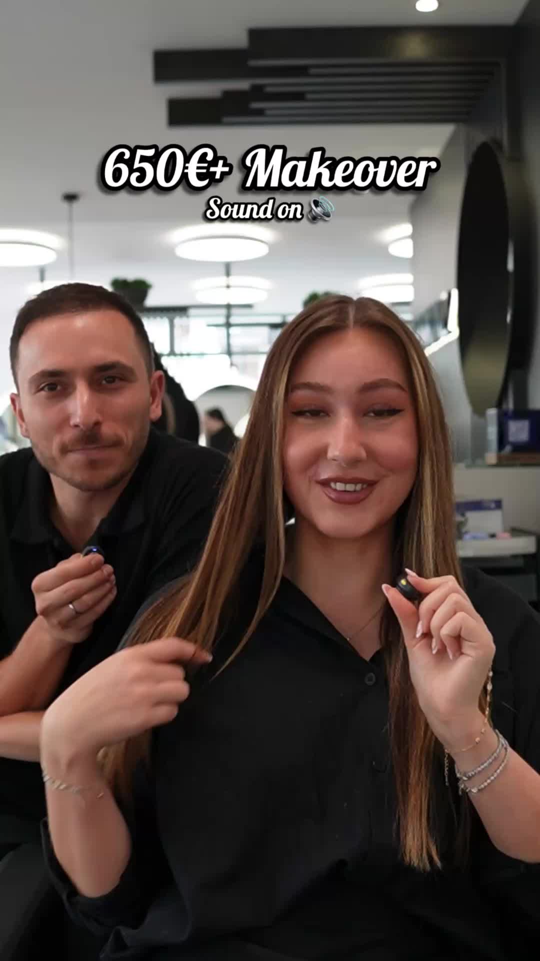 TikTok post by @cenkinz for Maria Nila. Caption reads: [...] ich am liebsten mit den @Maria Nila Booster....