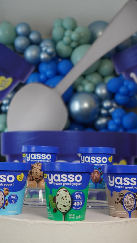 Instagram post by @alexxiusss for Yasso Frozen Greek Yogurt. Caption reads: It’s a Yasso celebration 🎉 Proof you don’t have....