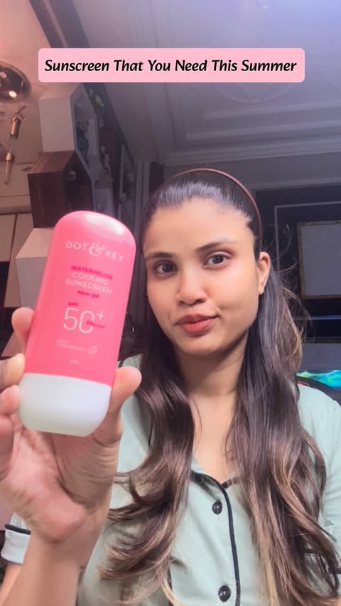 Instagram post by @tamanna.sharma4401 for Dot & Key Skincare. Caption reads: #AD Beat the heat and protect your skin with....