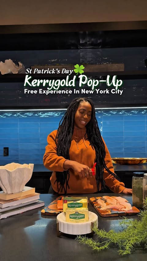 Instagram post by @theexcursiondoctor for Kerrygold. Caption reads: [...] Patrick’s Day in New York City With....