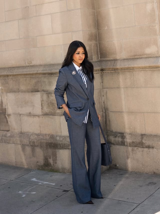 Instagram post by @walkinwonderland for Talbots. Caption reads: [...] make effortless dressing look easy.....