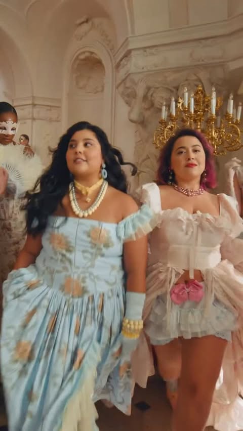 Instagram post by @itssimranr_ for Bridgerton. Caption reads: [...] me in the new Commercial for @dove x....