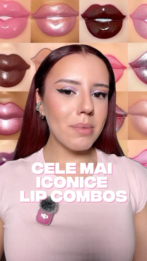 Instagram post by @claudiapreduca for NYX Professional Makeup. Caption reads: [...] produse de buze happy bday NYX PROFESSIONAL....