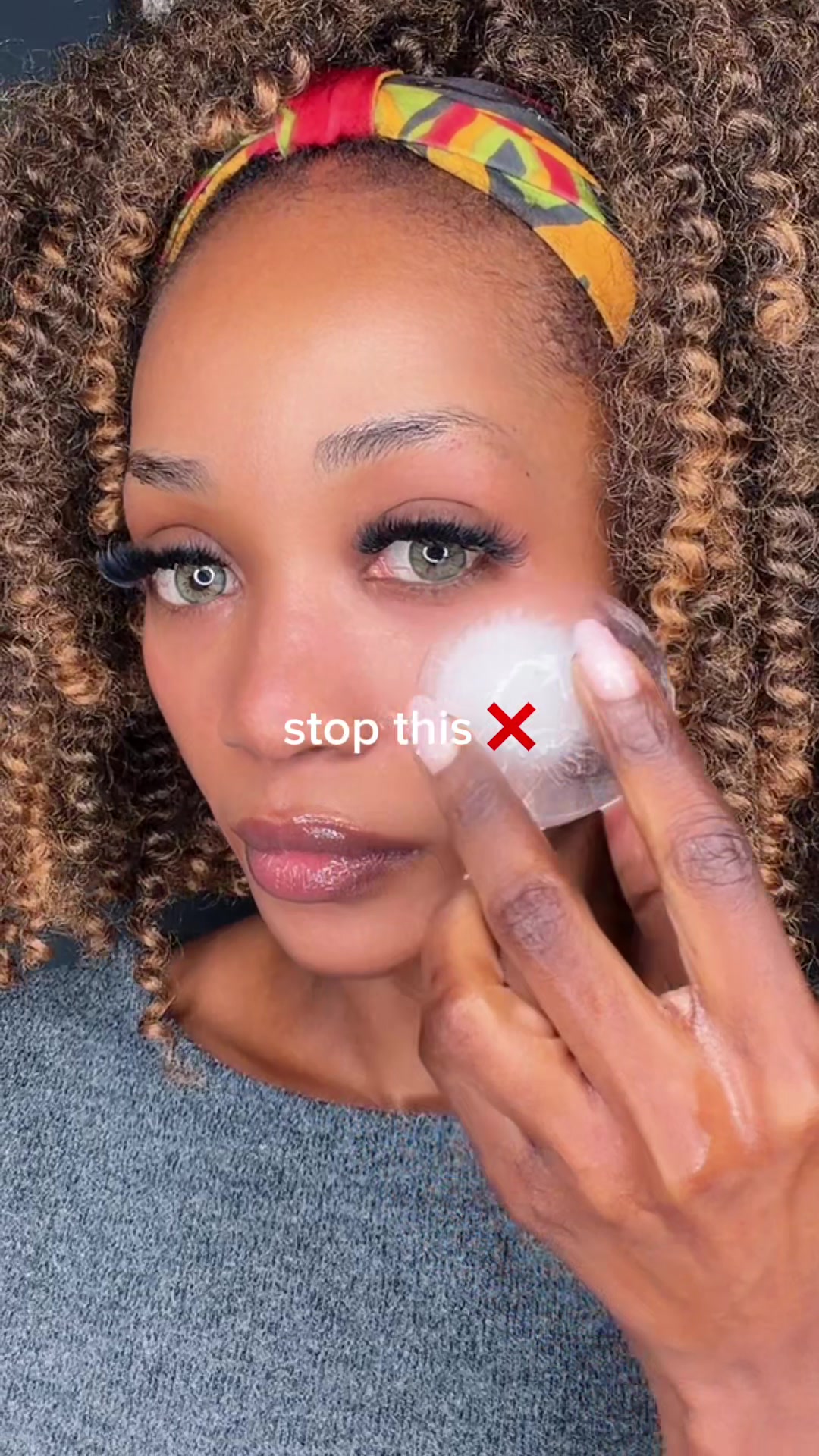 TikTok post by @ohwowitsjenny for Axis-y. Caption reads: [...] applicator like this one from @AXIS-Y then....