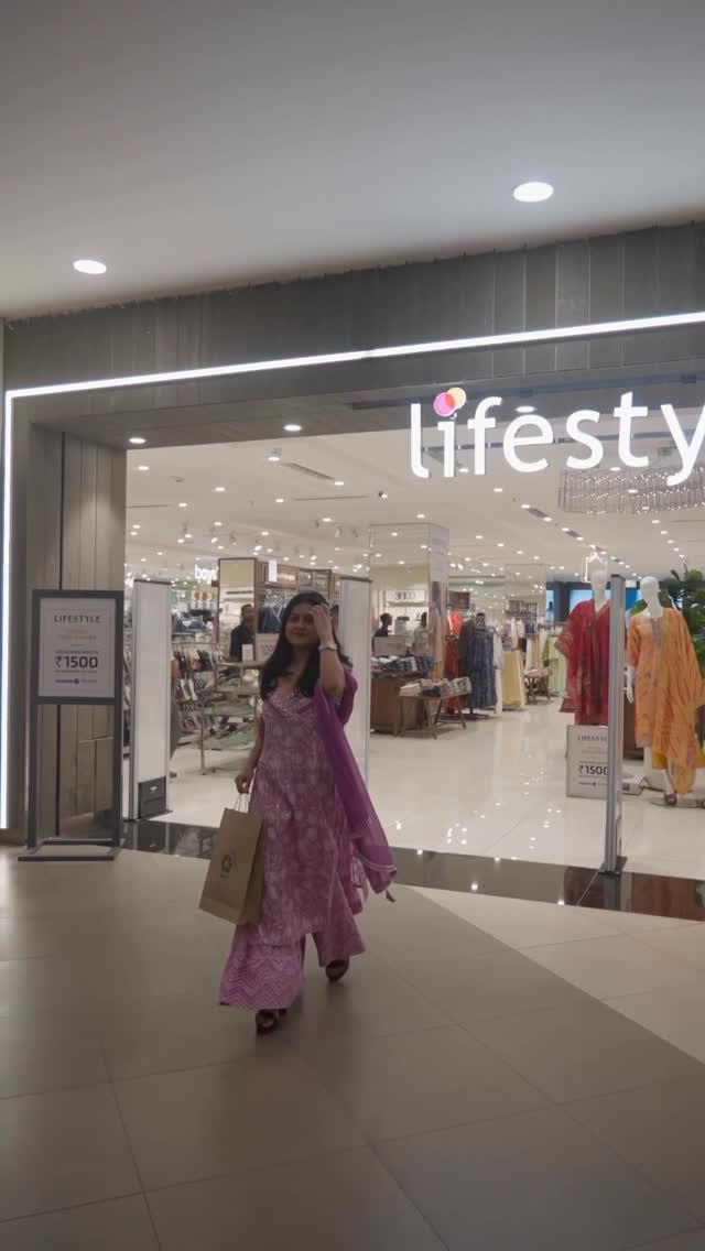 Instagram post by @ha.rs.hu.__ for Lifestyle Stores. Caption reads: The season of sparkle, joy, and festive glam is....