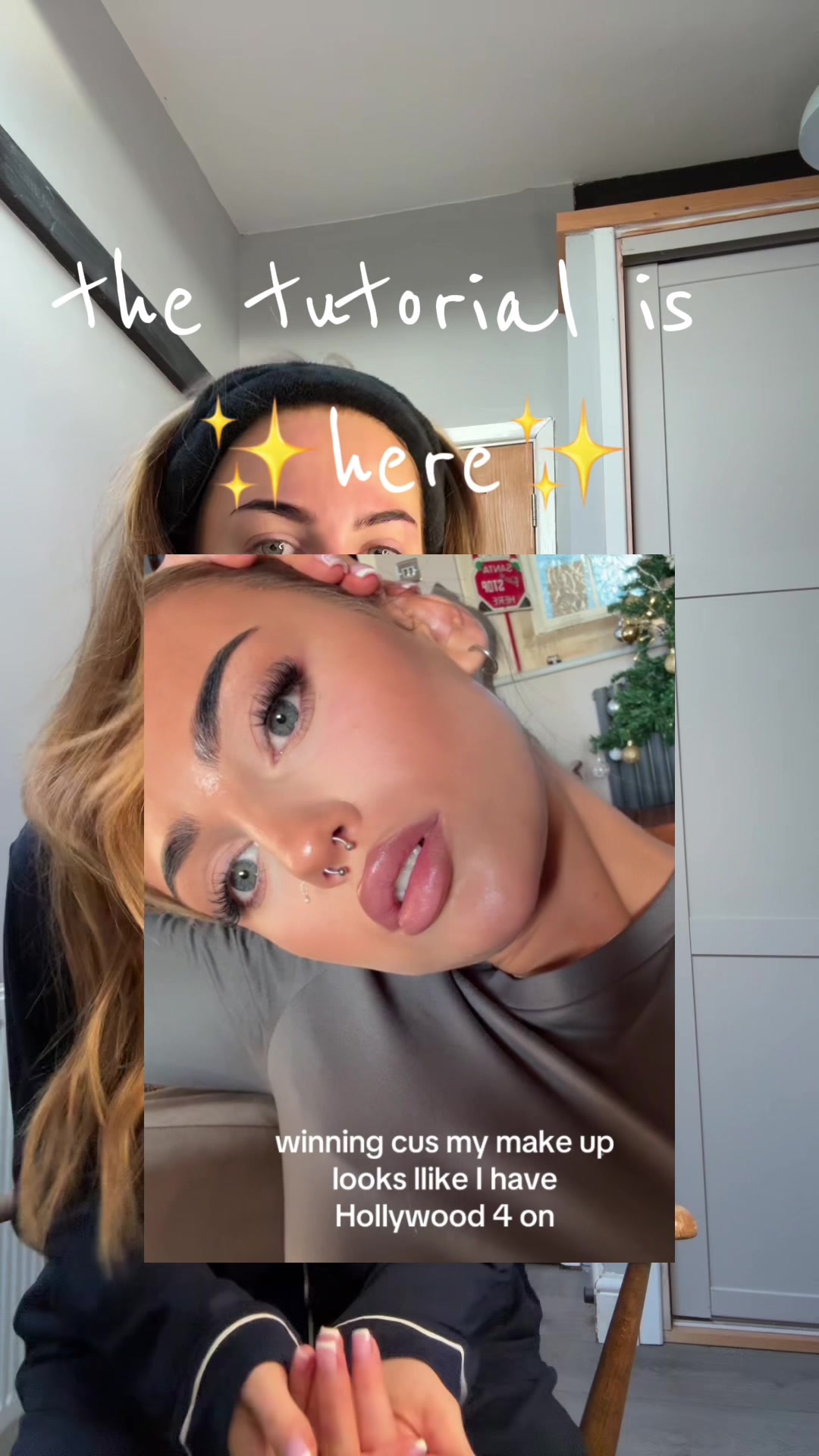 TikTok post by @martha.lily1 for HNB Cosmetics. Caption reads: Replying to @myprincess179  My everyday make up....