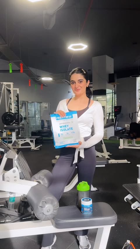 Instagram post by @aanchal_verrma for MyFitness. Caption reads: [...] and nothing else! 

Get yours today at....