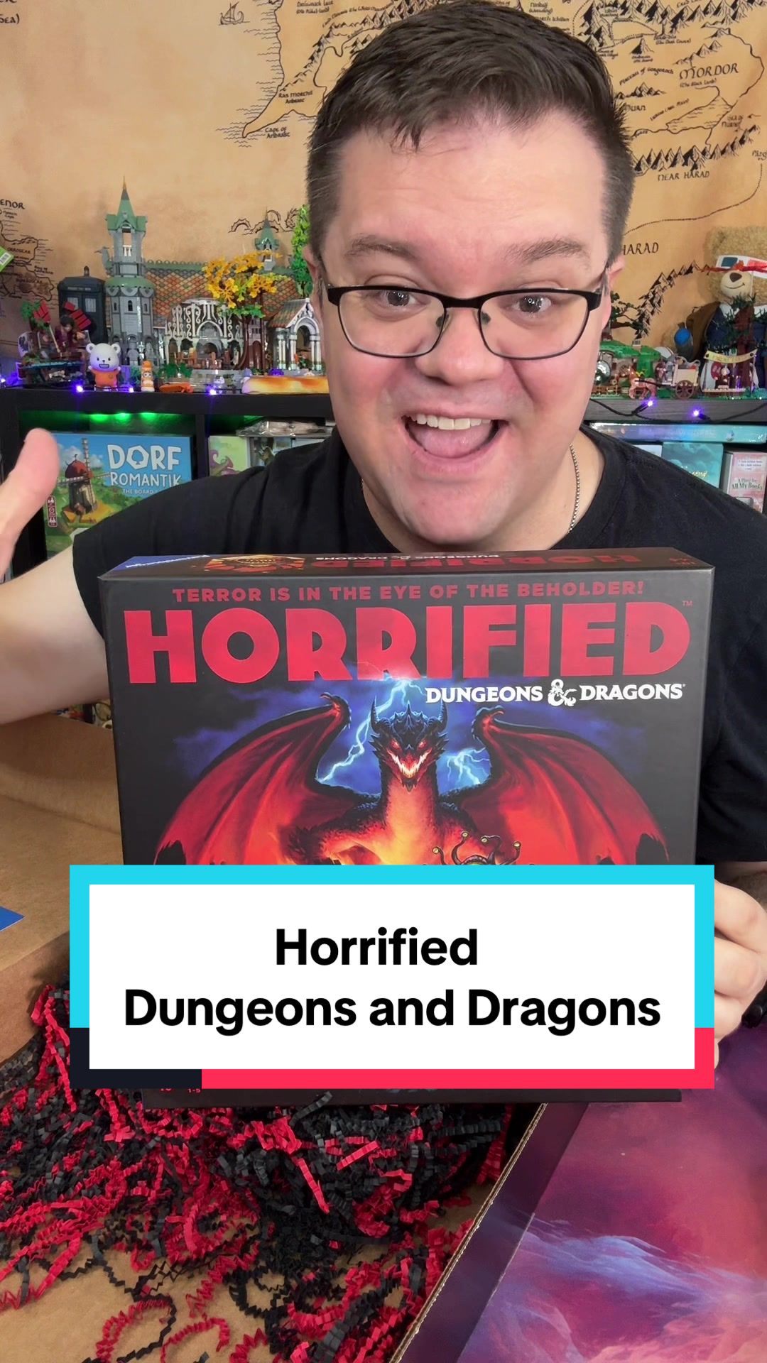 TikTok post by @ezeekat for Ravensburger. Caption reads: What is your go-to D&D Class? Special thanks to....