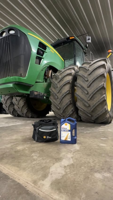 Instagram post by @farmwithzoe for Shell Rotella. Caption reads: [...] the best we can with products like....