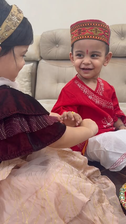 Instagram post by @yunaay009 for Babyhug. Caption reads: #Collaboration with @firstcryindia @babyhug Raksha....