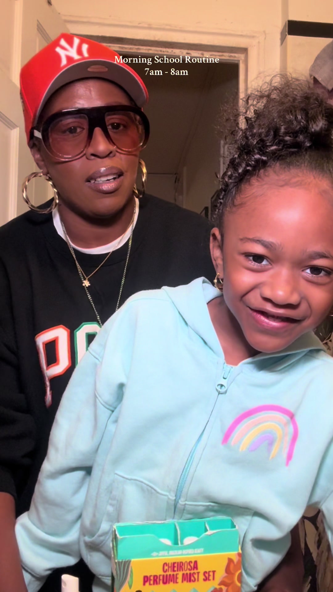 TikTok post by @ayo_castrokids for JeanPaulGaultier. Caption reads: Todays morning routine looked a little different....