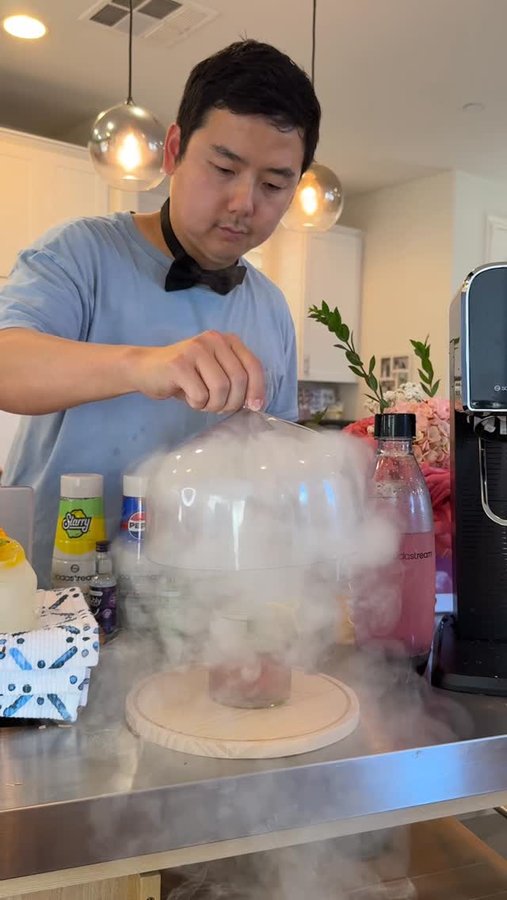 Instagram post by @pov_husband for SodaStream. Caption reads: When she asks for mocktails.  You know how we like....