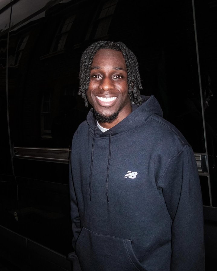 Instagram post by @jeremiefrimpong for JD Sports. Caption reads: “To win more trophies. In Liverpool, I want to win....