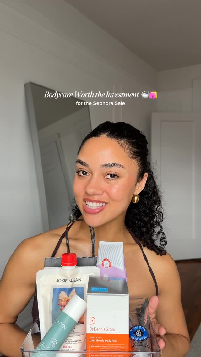 Instagram post by @diaryoftroubledskin for Alpyn Beauty. Caption reads: [...] Some of my favorites: 1️⃣ @alpynbeauty Super....